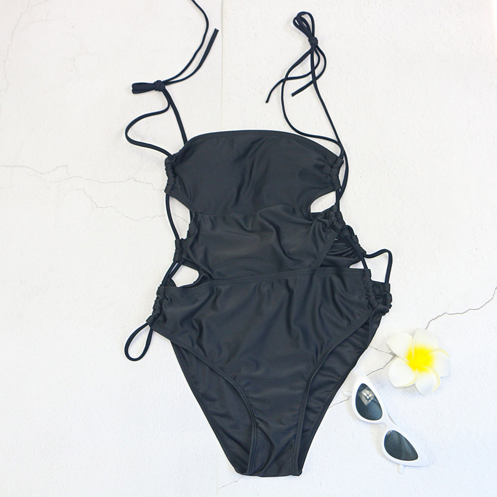 Black One-Piece Swimsuit